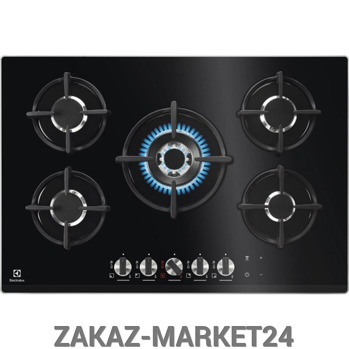 Встраиваемая Варочная панель Electrolux  700 SENSE Чёрный 75 см от компании ZAKAZ-MARKET24 - фото 1