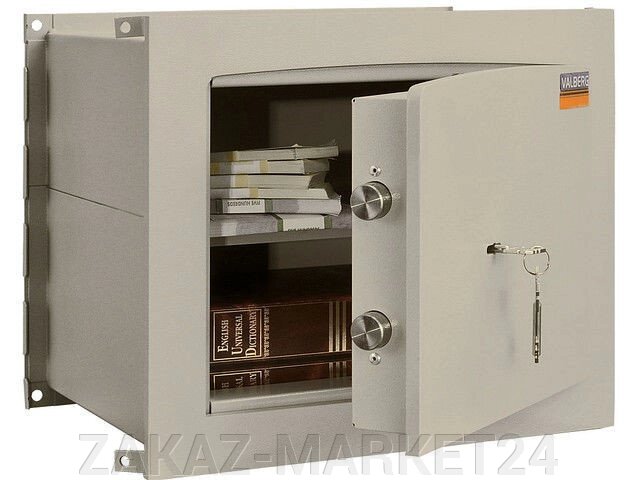 Встраиваемый сейф VALBERG AW-1 3329 с двумя ключевыми замками KABA MAUER (классы - 1, S2) от компании «ZAKAZ-MARKET24 - фото 1