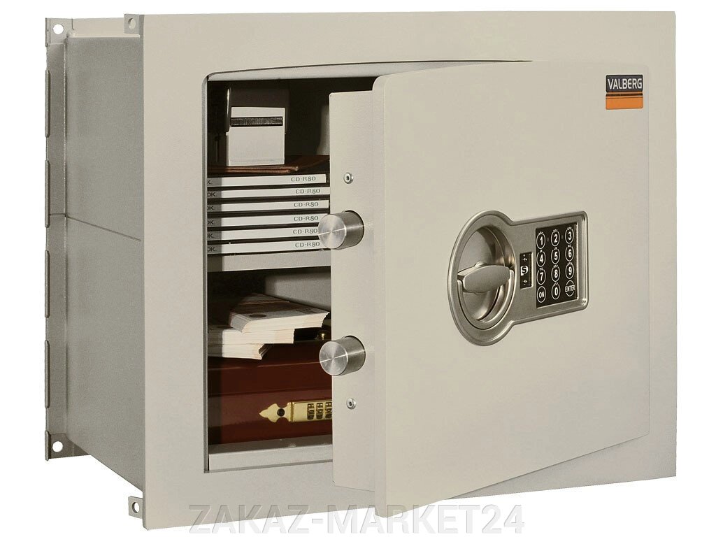 Встраиваемый сейф VALBERG AW-1 3836 EL с электронным замком PS 300 (классы - 1, S2) от компании «ZAKAZ-MARKET24 - фото 1
