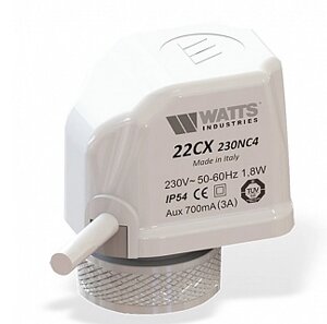 WATTS электротермический сервопривод 22CX230NC2