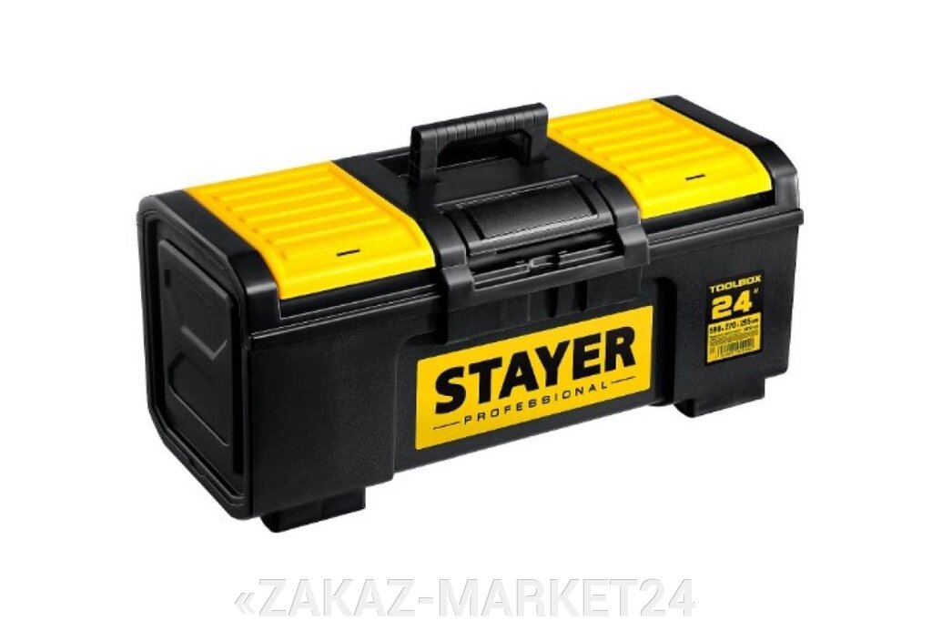 Ящик для инструмента STAYER TOOLBOX-24 пластиковый, Professional от компании «ZAKAZ-MARKET24 - фото 1