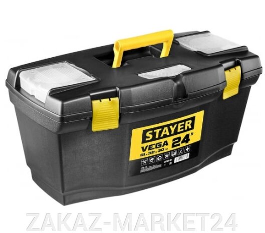 Ящик для инструмента STAYER VEGA-24 пластиковый 38105-21_z03 от компании «ZAKAZ-MARKET24 - фото 1