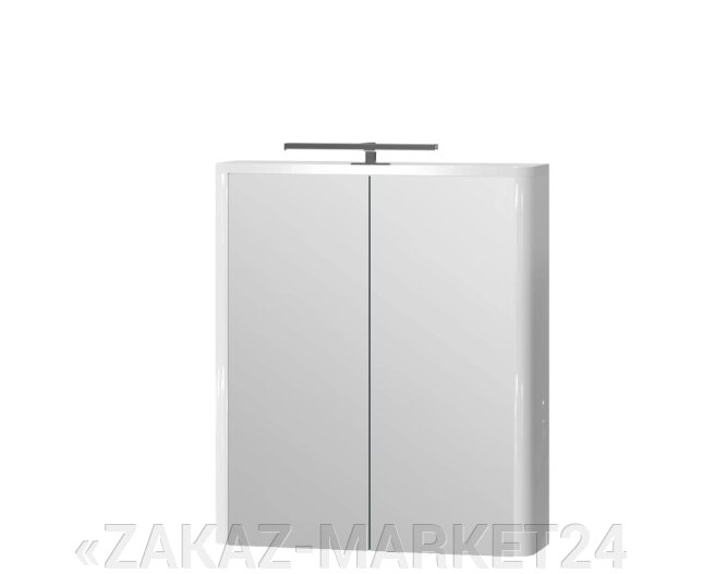 Зеркальный шкаф ЮВЕНТА LvrMC-60 белый глянец от компании «ZAKAZ-MARKET24 - фото 1