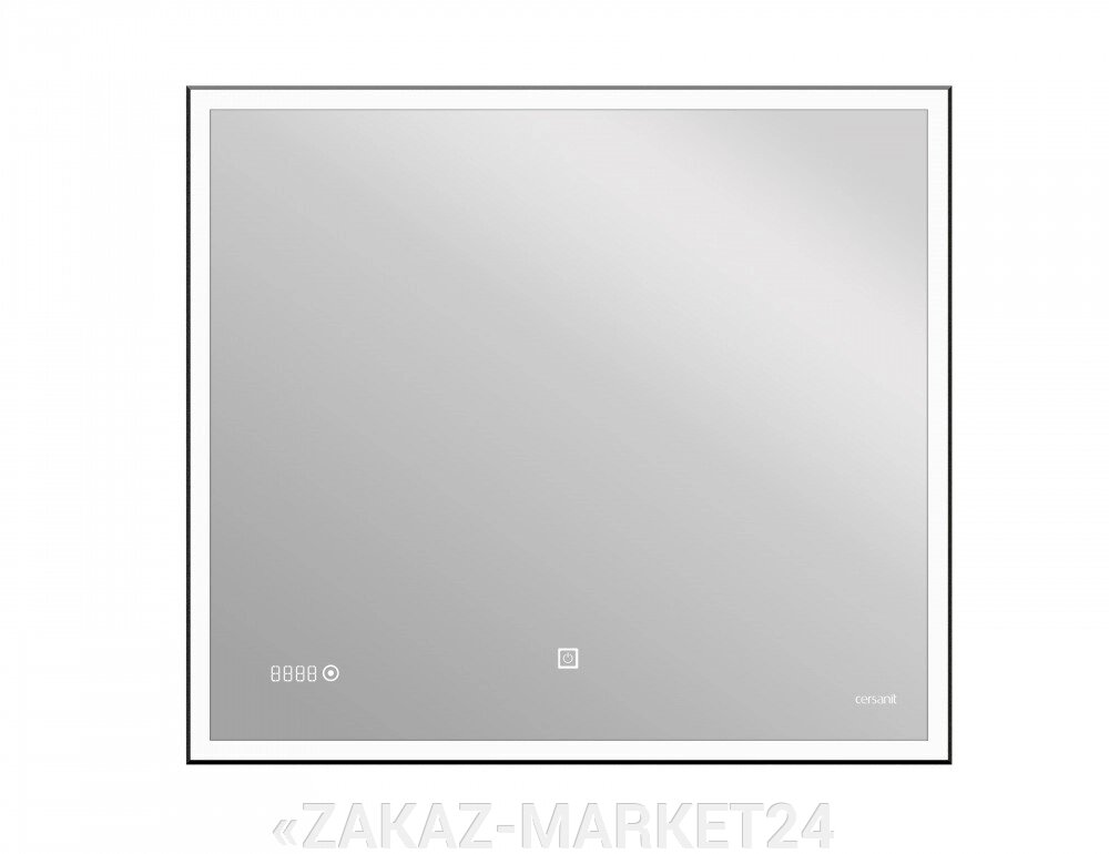 Зеркало Cersanit Design Pro KN-LU-LED011*100-d-Os 100*80 с подсветкой и часами от компании «ZAKAZ-MARKET24 - фото 1