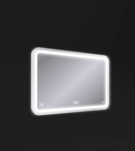 Зеркало Cersanit Design Pro KN-LU-LED050*80-p-Os 80*55 с подсветкой и часами
