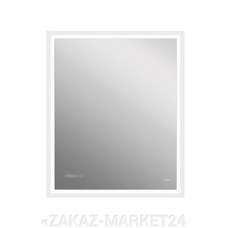 Зеркало Cersanit Design Pro KN-LU-LED080*70-p-Os 70*85 с подсветкой и часами от компании «ZAKAZ-MARKET24 - фото 1