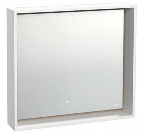 Зеркало LOUNA 80 с подсветкой прямоугольное универсальная белый 62633