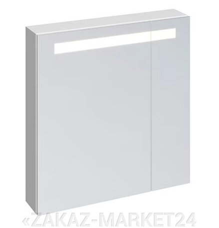 Зеркало-шкаф MELAR 70 с подсветкой универсальная белый 62618 от компании «ZAKAZ-MARKET24 - фото 1