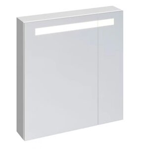 Зеркало-шкаф MELAR 70 с подсветкой универсальная белый 62618