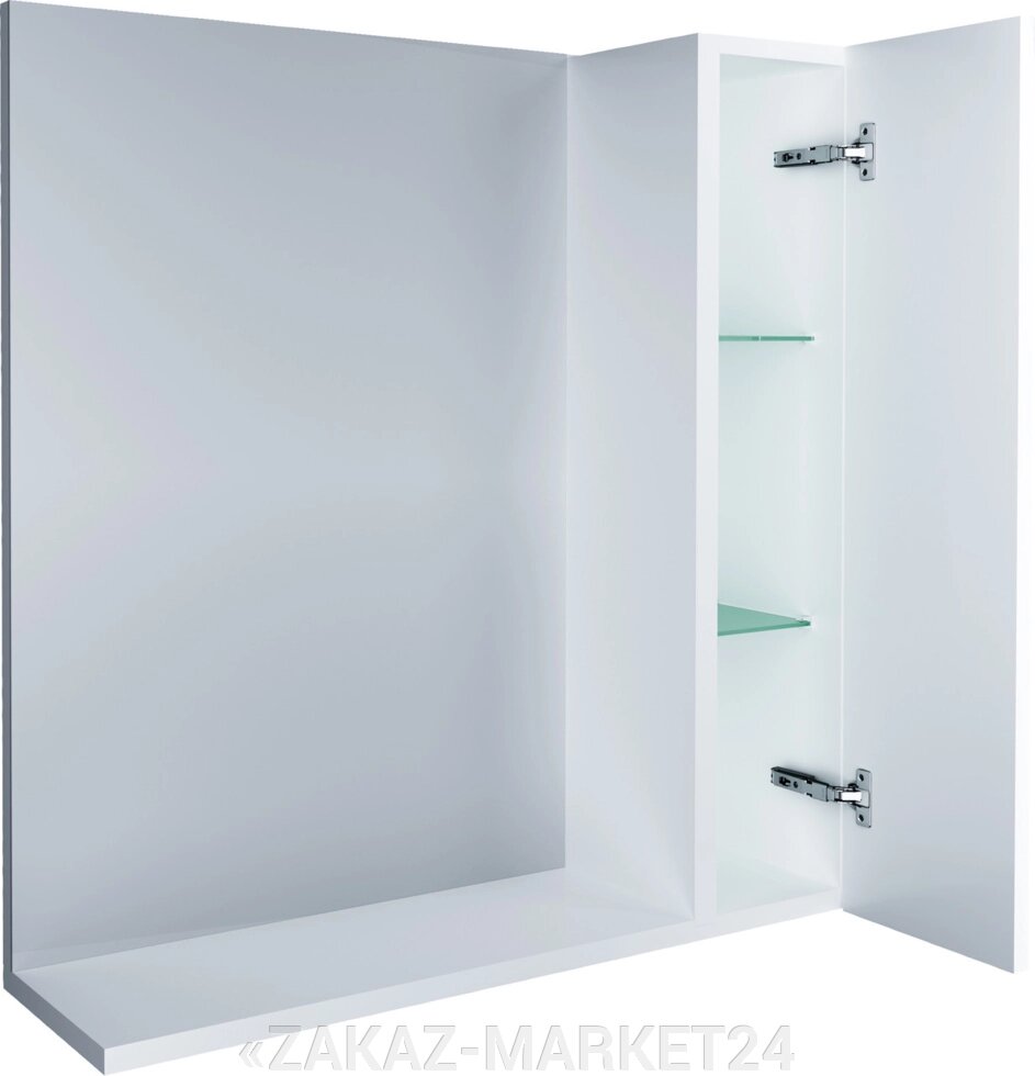 Зеркало-шкаф Вита 65 Белый глянец от компании «ZAKAZ-MARKET24 - фото 1