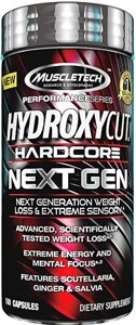 Жиросжигатель hydroxycut hardcore NEXT GEN, 100 CAPS.
