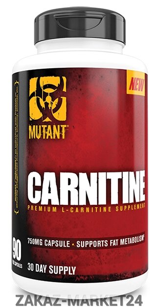 Жиросжигатель  L - Carnitine  Mutant Carnitine, 90 caps. от компании «ZAKAZ-MARKET24 - фото 1