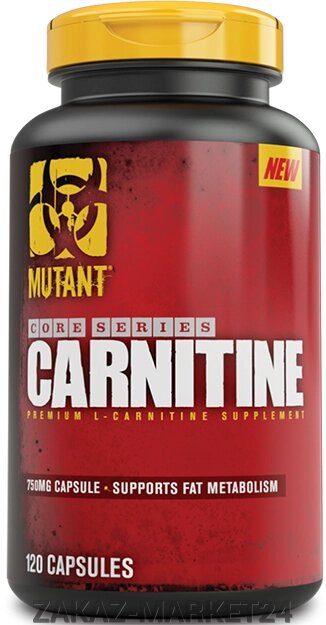 Жиросжигатель Mutant Carnitine, 120 caps. от компании «ZAKAZ-MARKET24 - фото 1