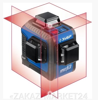 ЗУБР линейный лазерный нивелир КРЕСТ 3D 34908_z01 Профессионал от компании «ZAKAZ-MARKET24 - фото 1