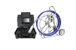 Камера для осмотра канализации с панорамным/наклонным объективом 50 мм, тестовый кабель 100 м