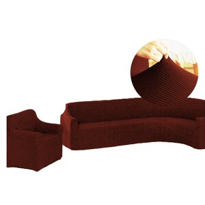 Чехол для углового дивана, для кресла WL-03 шоколад
