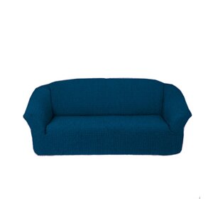 Чехол на 3-х местный диван, универсальный, синий