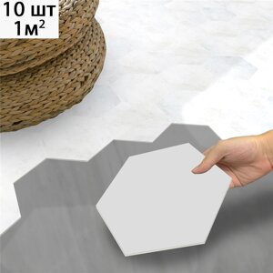 Декоративная плитка для дома (Упаковка 10шт) White WL - 023R43