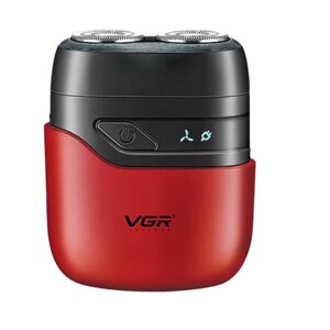 Электробритва для мужчин беспроводная VGR V-345 red