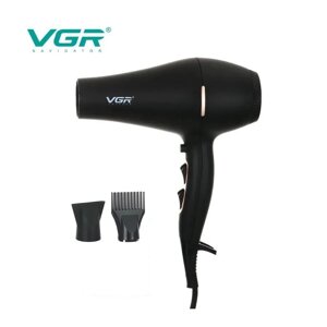 Фен для волос / фен VGR V-433 черный, 2200вт
