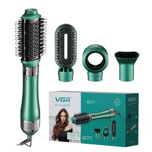Фен-щетка для волос 4 в 1 (многофункциональный стайлер) VGR V493