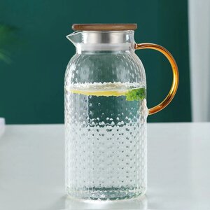 Графин стеклянный (кувшин) для напитков и лимонада 2л WL - 0258