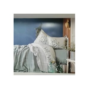 Комплект двуспального постельного белья Diora + плед