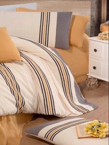 Комплект постельного белья, Natural concept, евростандарт Monaco V01M, муслин