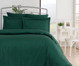 Комплект семейный постельного белья CLASY зеленый