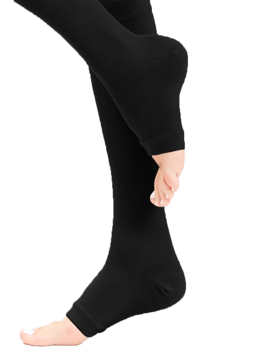 Компрессионные гольфы от варикоза Comfy Socks Black (L-XL) GW-5201 от компании Интернет магазин тв-азия - фото 1