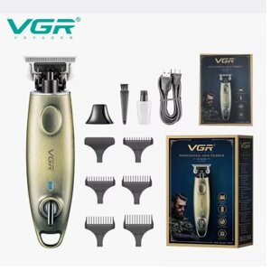 Машинка для стрижки, профессиональная, триммер, набор для волос VGR V-978