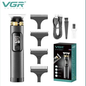 Машинка , профессиональная/ триммер для стрижки волос VGR V-985, 3 насадки