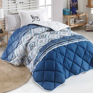 Набор детского постельного белья с одеялом Ранфорс Clasy GW LITTLE KING 01 (1,5 спальное) Blue Турция