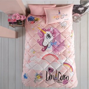 Набор детского постельного белья с одеялом Ранфорс Clasy GW PINK DREAMS 01 (1,5 спальное) Pink Турция