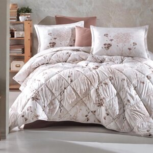 Набор постельного белья с одеялом Ранфорс Clasy GW LUDI 01 (2-х спальное) Pink Турция