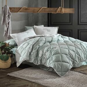 Набор постельного белья с одеялом Ранфорс Clasy GW LUVI 01 (2-х спальное) Green Турция