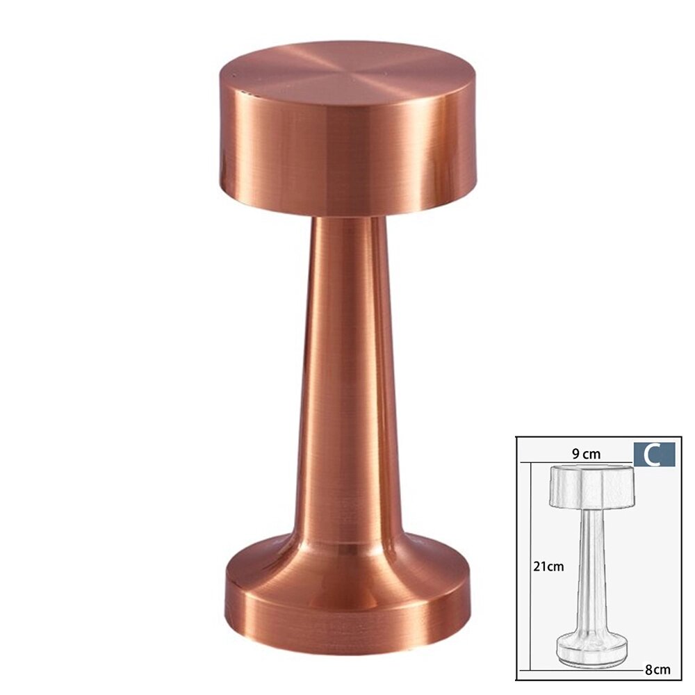 Настольная лампа для ресторанов, кафе (беспроводная), от USB Bronze HOME H-445 BR от компании Интернет магазин тв-азия - фото 1