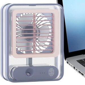 Вентилятор аккумуляторный, настольный Pink USB FAN - 0501