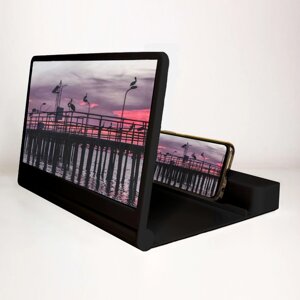 3D увеличитель экрана телефона B18 с колонками black