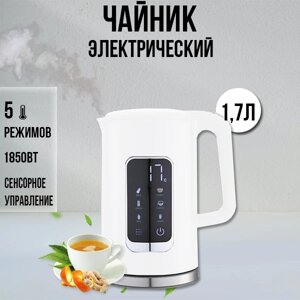 Электрочайник сенсорный, с 5 режимами подогрева, 1,7л Wellamart TT-X6000C