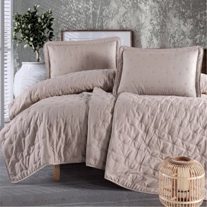 Покрывало с наволочками (240х260см) (Beige) Clasy V1