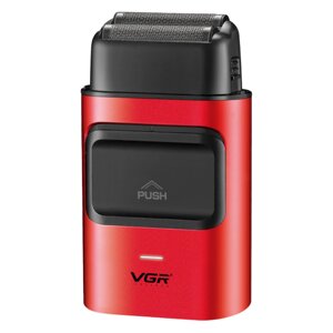 Электробритва / шейвер для мужчин беспроводная VGR V-307 Red