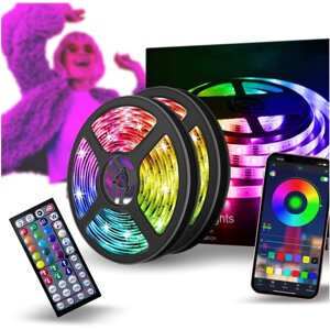 Лента светодиодная RGB с пультом и блоком питания GW-1056