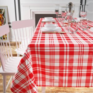 Скатерть для кухонного и праздничного стола 160х160 (10 салфеток 45х65) Wellamart 256D6