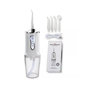 Ирригатор для полости рта портативный Oral Irrigator O-235 white