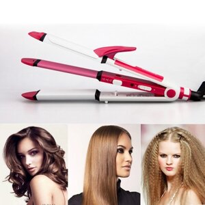 Плойка+выпрямитель+гофре HAIR STRAIGHTENER 3 В 1