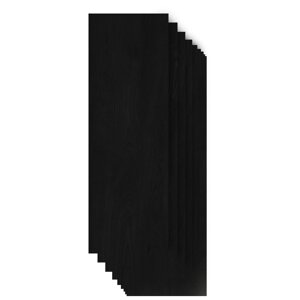 ПВХ плитка для пола самоклеющиеся "Черный стиль" 15х30 см (3 упаковки 24 шт) 1,2 м2 GW - 361