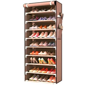 Складной шкаф для обуви тканевый Beige GW - 2591