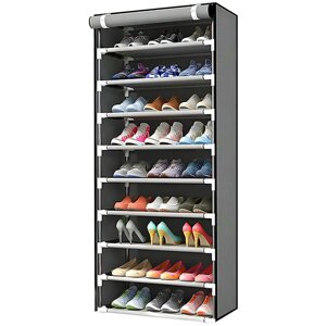Складной шкаф для обуви тканевый Grey GW - 2591