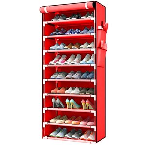 Складной шкаф для обуви тканевый Red GW - 2591